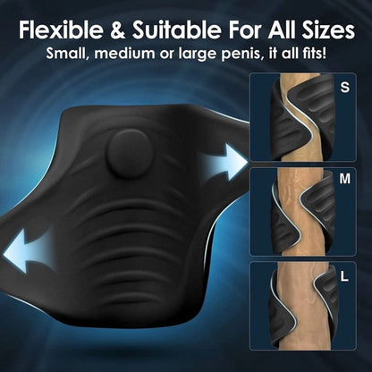 🔥2025 latest hot style low price 50% OFF💥💥-Vibrating Male Masturbator